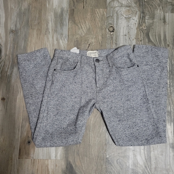 Current Elliott the fling Heather gray textured pants size 24